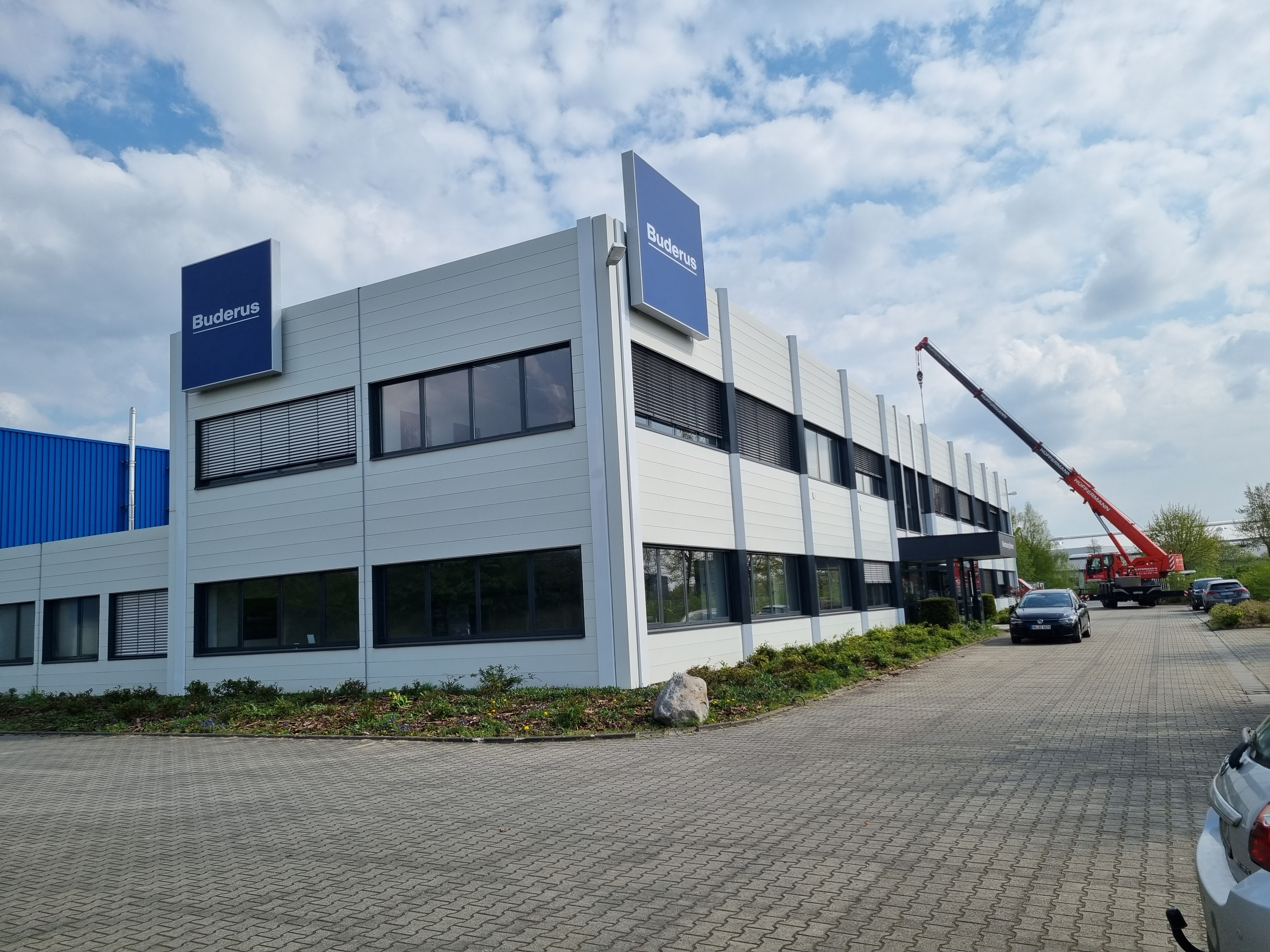 Spanntuch Werbeanlage